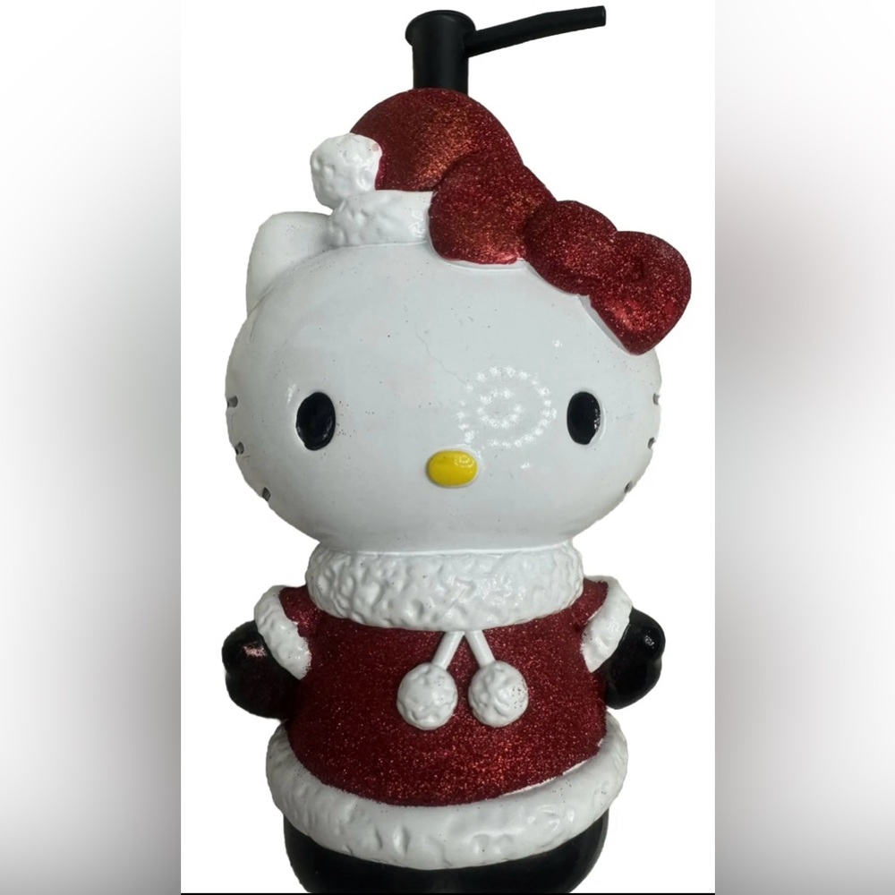 HELLO KITTY CHRISTMAS HOLIDAY SANTA HELLO KITTY SOAP/LOTION DISPENSER